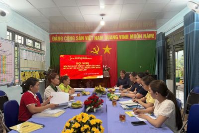 CHI BỘ TRƯỜNG MN ĐĂK RA PÂN TỔ CHỨC HỘI NGHỊ HỌC TẬP, QUÁN TRIỆT VÀ TRIỂN KHAI THỰC HIỆN NGHỊ QUYẾT HỘI NGHỊ LẦN THỨ HAI BAN CHẤP HÀNH TRUNG ƯƠNG ĐẢNG KHÓA XIV VÀ CHỈ THỊ CỦA BỘ CHÍNH TRỊ